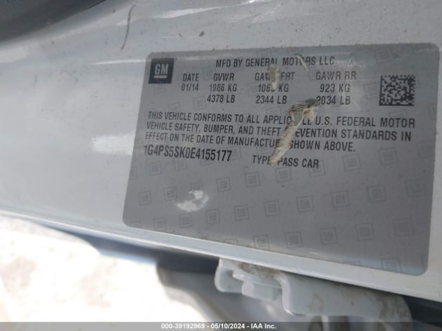 1G4PS5SK0E4155177 Buick Verano Leather Group