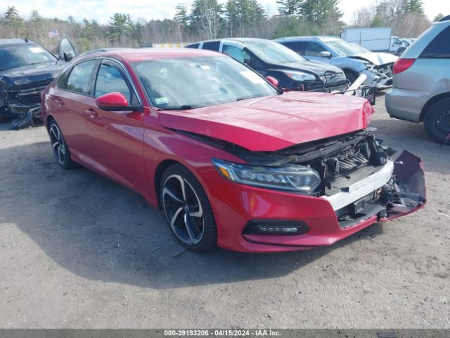 Продажа на аукционе авто 2020 Honda Accord Sport, vin: 1HGCV1F3XLA127957, номер лота: 39193206