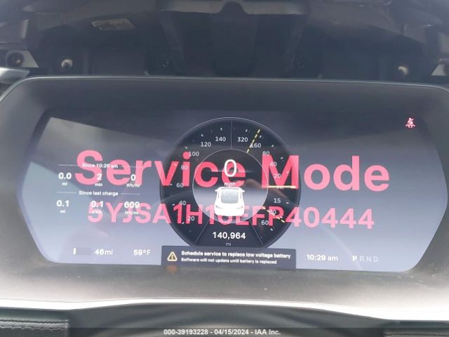 5YJSA1H16EFP40444 Tesla Model S P85
