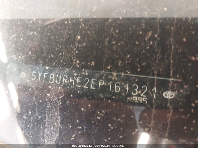 Toyota COROLLA LE 2014 5YFBURHE2EP161321 Image 9