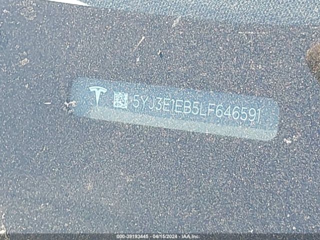 2020 TESLA MODEL 3 5YJ3E1EB5LF646591 Photo 8