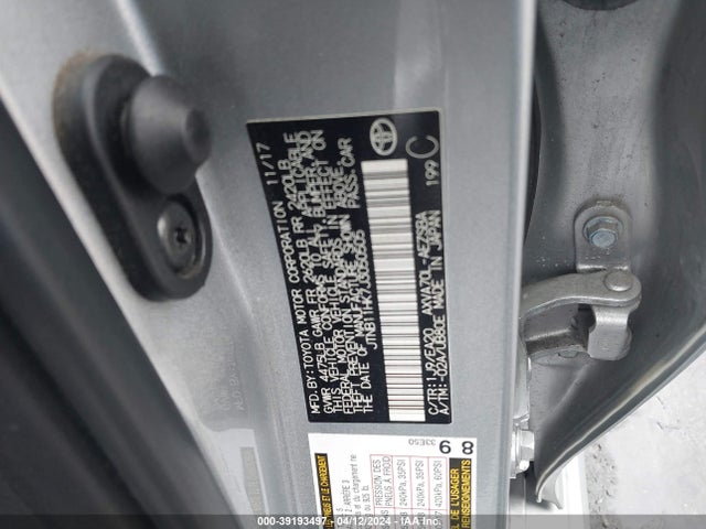 Toyota CAMRY SE 2018 JTNB11HK7J3050505 Image 9