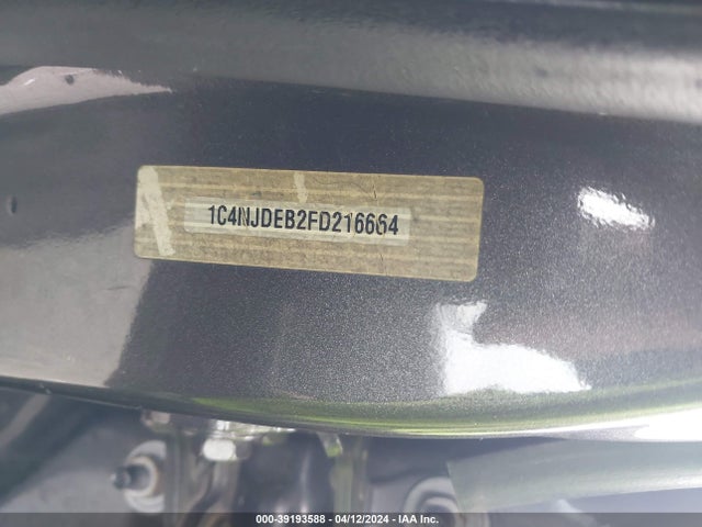 Jeep Compass Latitude 2015 1C4NJDEB2FD216664 Image 9