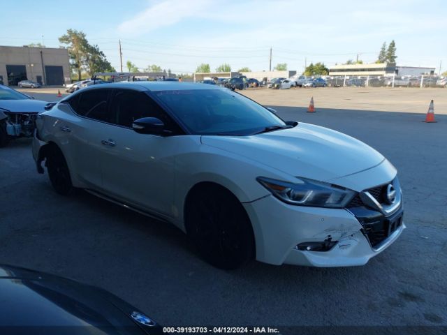 Продажа на аукционе авто 2016 Nissan Maxima 3.5 Sr, vin: 1N4AA6AP4GC429768, номер лота: 39193703