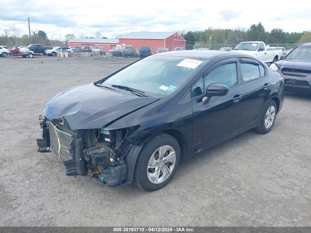 Honda Civic Lx 2014 2HGFB2F51EH558933 Image 2