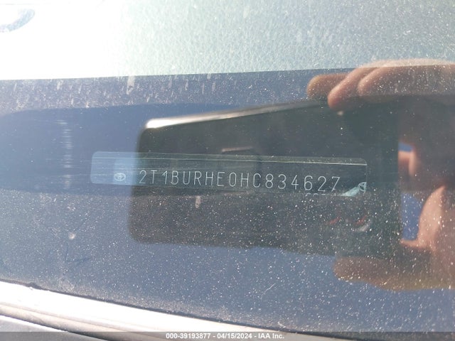 Toyota COROLLA SE 2017 2T1BURHE0HC834627 Image 9