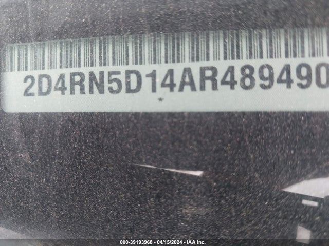 Продаж на аукціоні авто 2010 Dodge Grand Caravan Sxt, vin: 2D4RN5D14AR489490, номер лоту: 39193968
