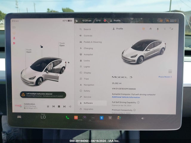 Tesla Model 3 Rear-wheel Drive 2023 5YJ3E1EA3PF399696 Image 7