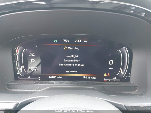 5N1DL1FS9PC348584 Infiniti Qx60 Luxe Awd