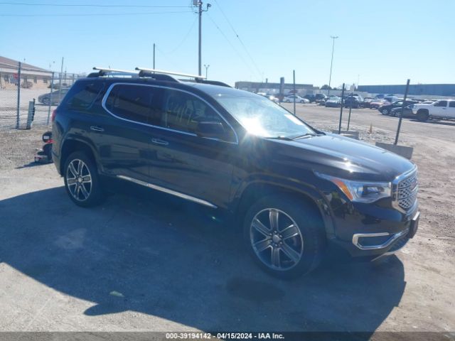 Auction sale of the 2018 Gmc Acadia Denali, vin: 1GKKNXLSXJZ236432, lot number: 39194142