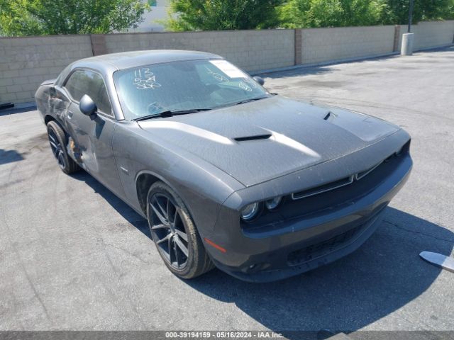 2018 Dodge Challenger R/t მანქანა იყიდება აუქციონზე, vin: 2C3CDZBT0JH118435, აუქციონის ნომერი: 39194159