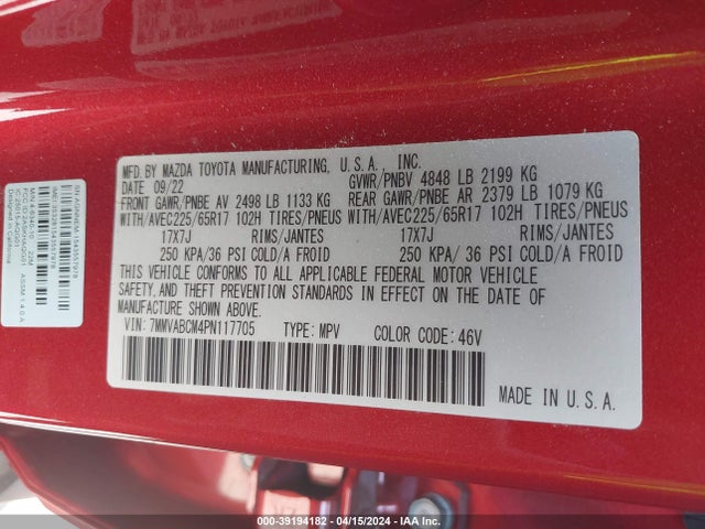 7MMVABCM4PN117705 Mazda Cx-50 2.5 S Preferred Plus