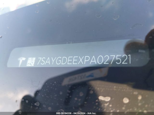 7SAYGDEEXPA027521 Tesla Model Y Awd/long Range Dual Motor All-wheel Drive