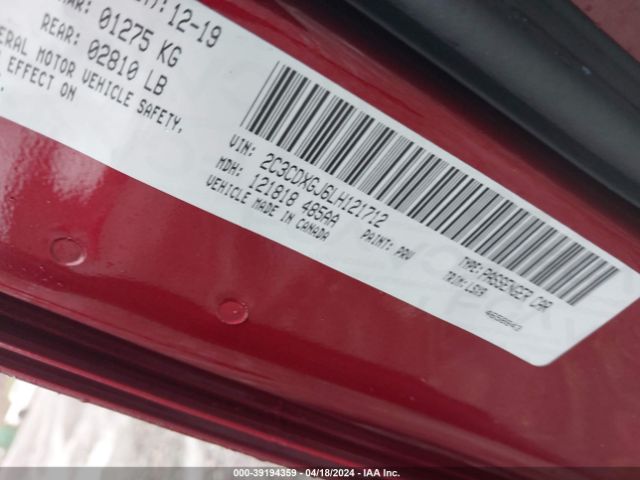 2C3CDXGJ6LH121712 Dodge Charger Scat Pack Rwd