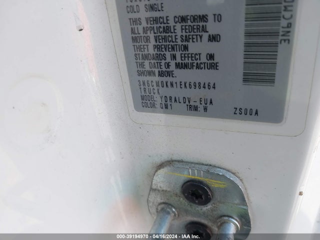 Nissan Nv200 S 2014 3N6CM0KN1EK698464 Image 9