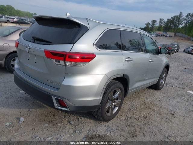 Toyota Highlander Limited Platinum 2019 5TDDZRFH6KS965633 Image 4