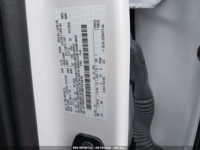 Ford F-150 Xl 2021 1FTEW1CP7MFD12418 Image 9