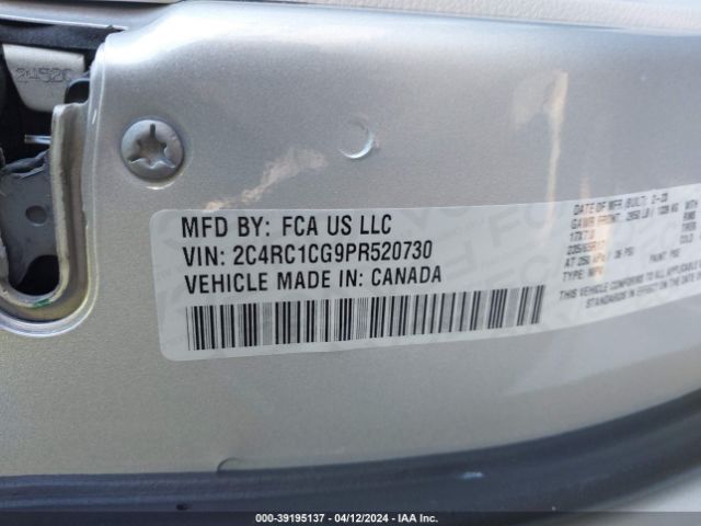 2C4RC1CG9PR520730 Chrysler Voyager Lx