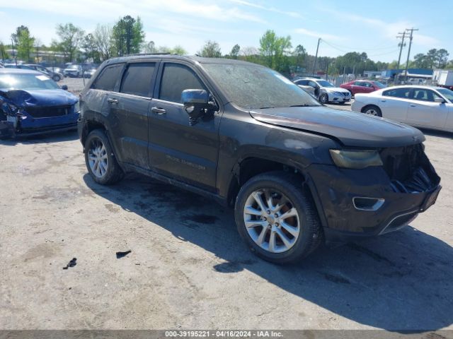 Auction sale of the 2017 Jeep Grand Cherokee Limited 4x4, vin: 1C4RJFBG6HC684130, lot number: 39195221