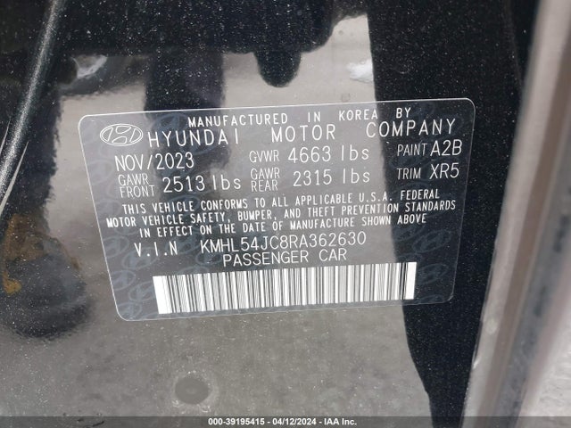 Hyundai Sonata N Line 2024 KMHL54JC8RA362630 Image 9