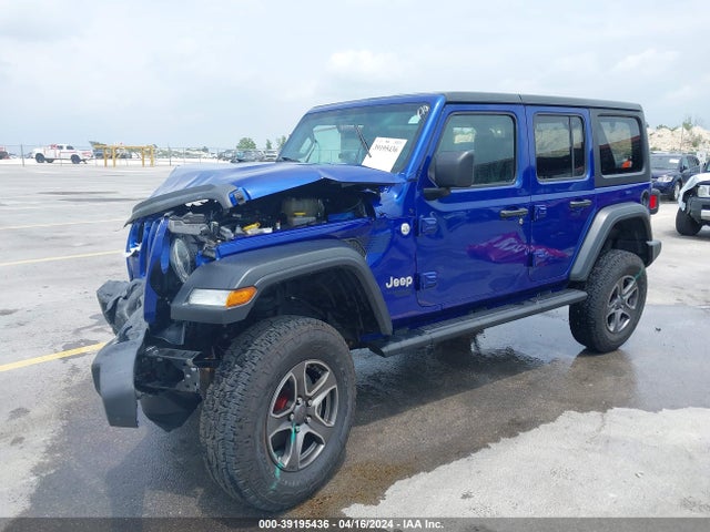 1C4HJXDG7JW221495 Jeep Wrangler Unlimited Sport S 4x4