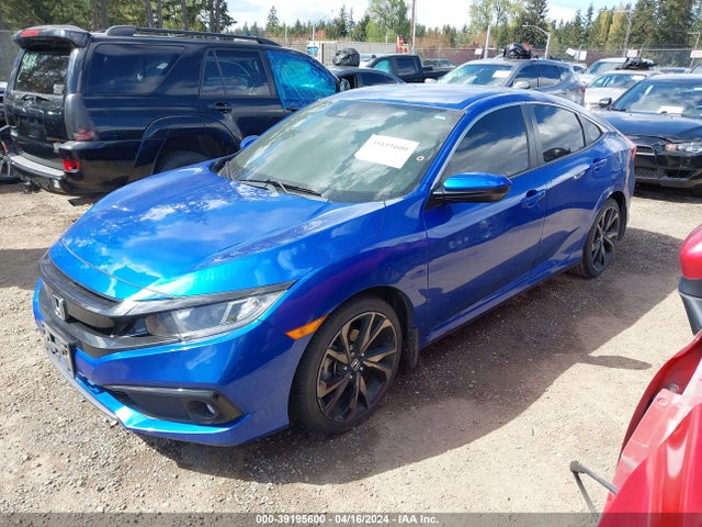 Honda Civic Sport 2019 2HGFC2F87KH504054 Image 2