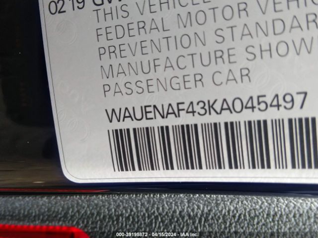 WAUENAF43KA045497 Audi A4 45 Premium