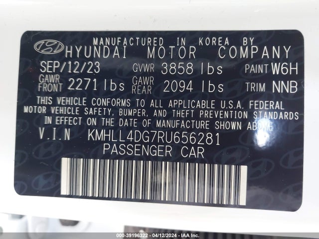 Hyundai ELANTRA SE 2024 KMHLL4DG7RU656281 Image 9