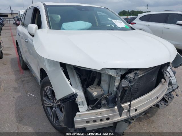 Auction sale of the 2019 Acura Mdx Standard, vin: 5J8YD3H33KL005221, lot number: 39196348