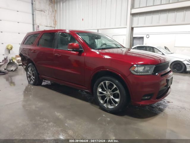 Auction sale of the 2019 Dodge Durango Gt, vin: 1C4RDJDG2KC676332, lot number: 39196439