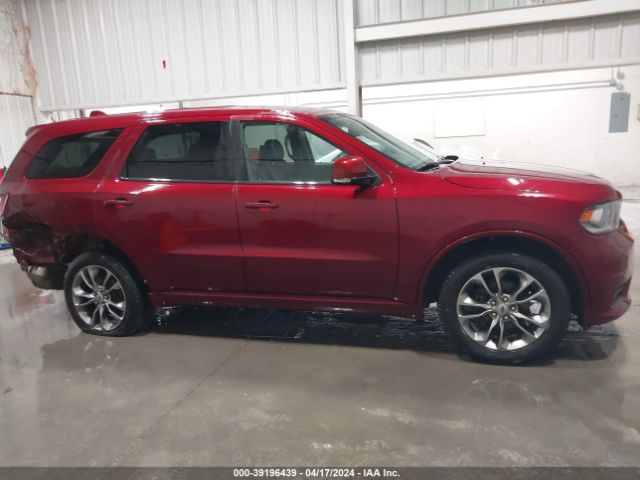 1C4RDJDG2KC676332 Dodge DURANGO GT