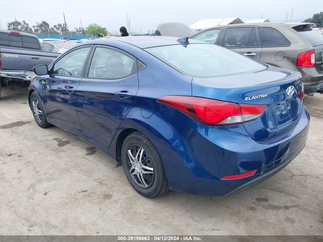 Hyundai ELANTRA SE 2016 5NPDH4AEXGH696469 Image 3