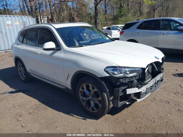Auction sale of the 2022 Bmw X3 Xdrive30i, vin: 5UX53DP07N9K26385, lot number: 39196880