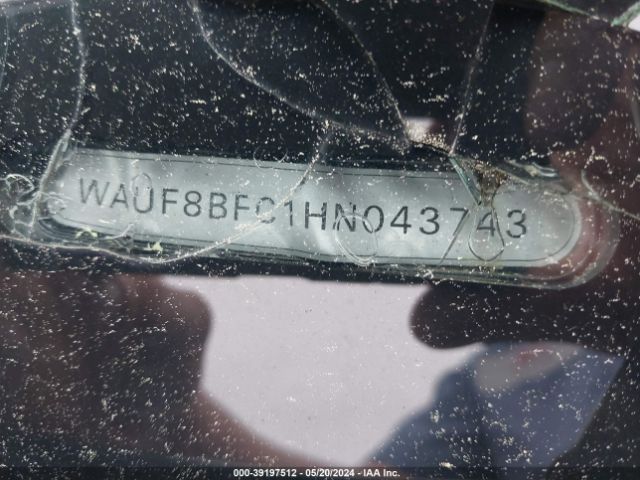 WAUF8BFC1HN043743 Audi A6 2.0t Premium