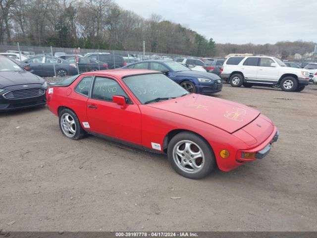 Продажа на аукционе авто 1988 Porsche 924 S, vin: WP0AA0924JN451958, номер лота: 39197778