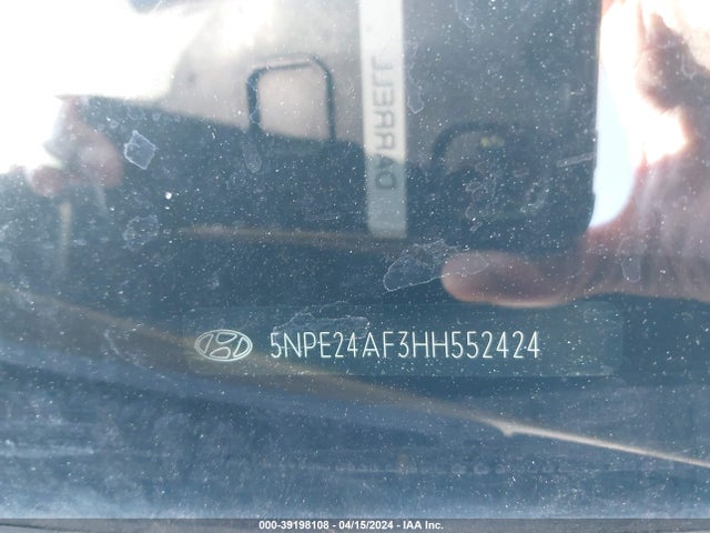 Hyundai SONATA SE 2017 5NPE24AF3HH552424 Image 9