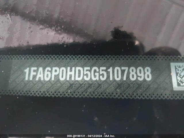 Ford FUSION SE 2016 1FA6P0HD5G5107898 Image 9