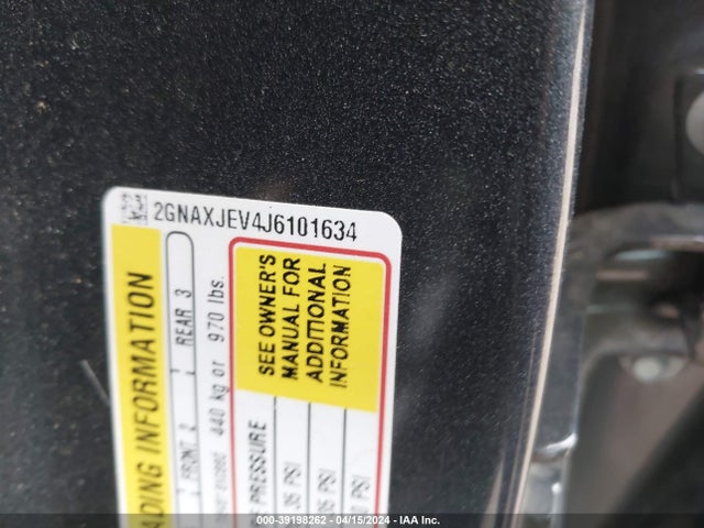 Chevrolet EQUINOX LT 2018 2GNAXJEV4J6101634 Image 9