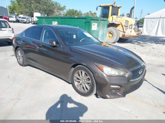 2014 Infiniti Q50 მანქანა იყიდება აუქციონზე, vin: JN1BV7AP8EM683261, აუქციონის ნომერი: 39198468