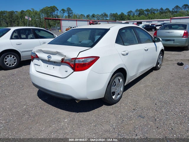 Toyota COROLLA LE 2016 2T1BURHE3GC638132 Image 4