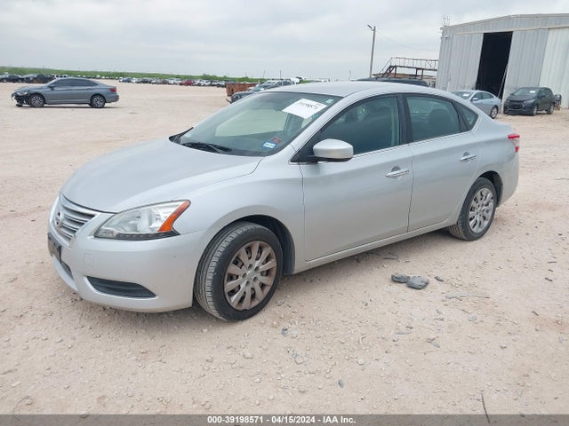 Nissan SENTRA S 2014 3N1AB7AP4EY217876 Image 2