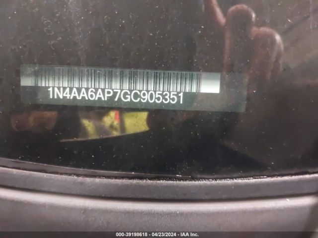 1N4AA6AP7GC905351 Nissan Maxima 3.5 Sl