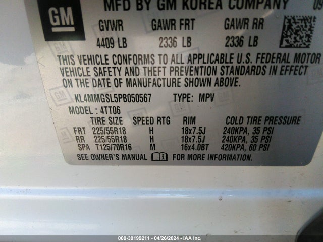 Buick Encore Gx Essence Awd 2023 KL4MMGSL5PB050567 Image 9