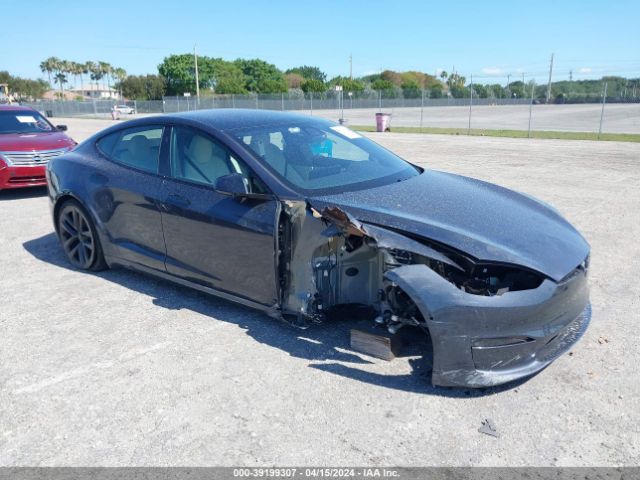 2021 Tesla Model S Long Range Dual Motor All-wheel Drive მანქანა იყიდება აუქციონზე, vin: 5YJSA1E51MF436203, აუქციონის ნომერი: 39199307