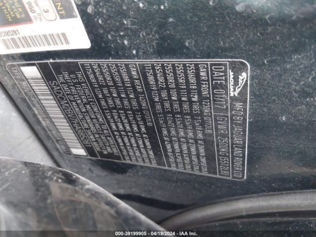 SADCM2BV7HA885281 Jaguar F-PACE S