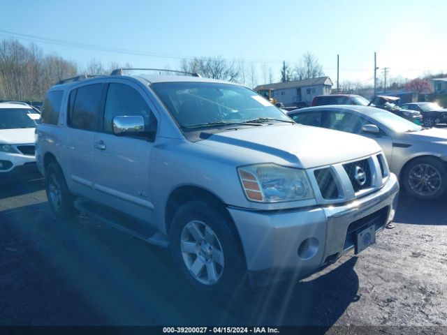 Auction sale of the 2005 Nissan Armada Se, vin: 5N1AA08B25N709798, lot number: 39200027