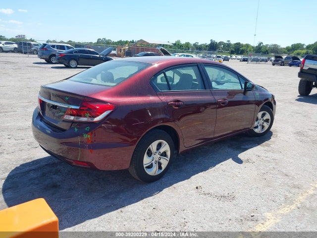Honda Civic Lx 2014 19XFB2F54EE001170 Image 4