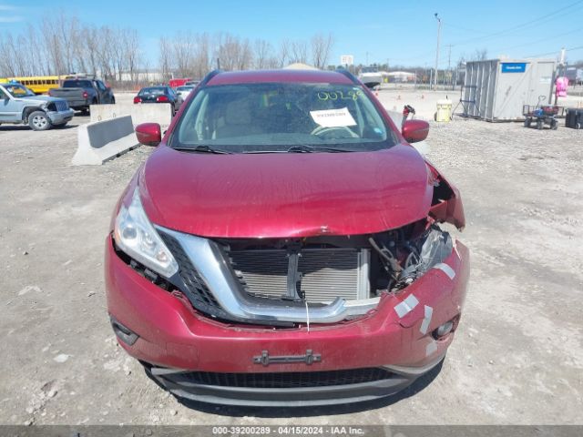 5N1AZ2MGXHN108892 Nissan Murano S/sl/sv/platinum