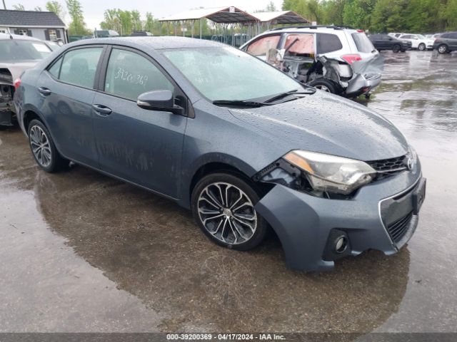 2016 Toyota Corolla S Plus მანქანა იყიდება აუქციონზე, vin: 2T1BURHE1GC615965, აუქციონის ნომერი: 39200369