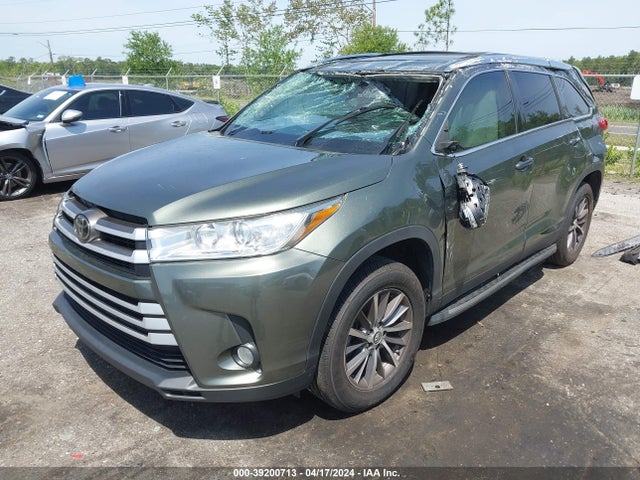 Toyota Highlander Xle 2019 5TDKZRFH2KS302745 Image 2